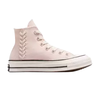 Кроссовки Converse Wmns Chuck 70 High Crafted Laces - Pale Petal, розовый