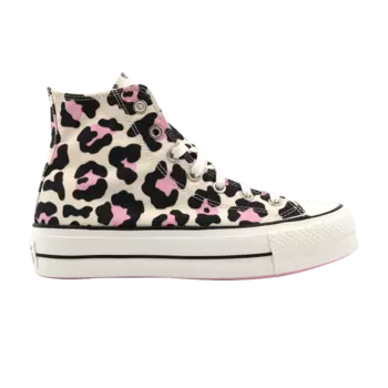 Кроссовки Converse Wmns Chuck Taylor All Star Lift High 'Leopard', белый