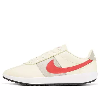 Кроссовки cortez g красные Nike, бежевый