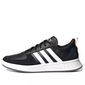 Кроссовки court 80s black Adidas, черный