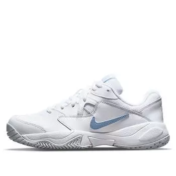 Кроссовки court lite 2 white/blue Nike, синий