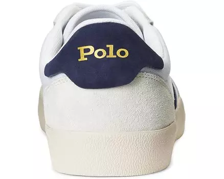 Кроссовки Court Low-Top Sneaker Polo Ralph Lauren, белый