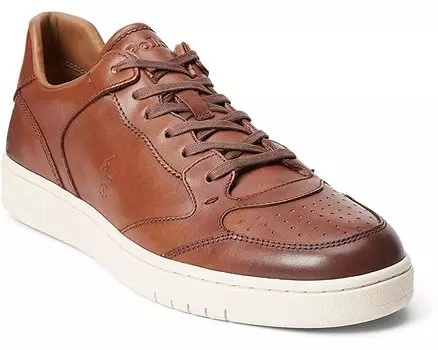 Кроссовки Court Low-Top Sneaker Polo Ralph Lauren, нюхательный табак