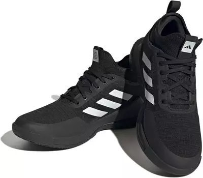Кроссовки Crazyflight Mid adidas, цвет Black/White/Carbon