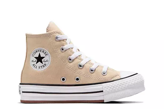 Кроссовки Ctas eva Lift Hi на шнуровке Converse, бежевый
