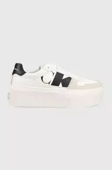 Кроссовки CUPSOLE FLATFORM MIX Calvin Klein Jeans, белый
