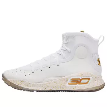 Кроссовки curry 4 retro 'white gold' 2024 Under Armour, желтый
