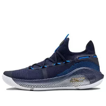 Кроссовки curry 6 team 'navy' Under Armour, синий