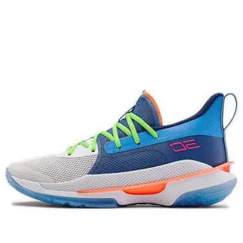 Кроссовки curry 7 'super soaker' Under Armour, синий