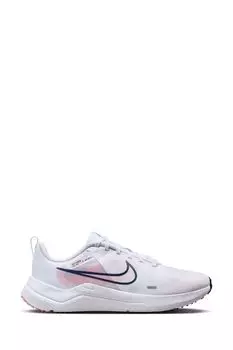 Кроссовки дауншифтер с принтом Nike, белый