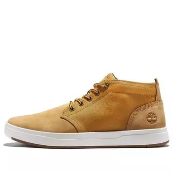 Кроссовки davis square chukka leather and fabric boots 'wheat' Timberland, желтый