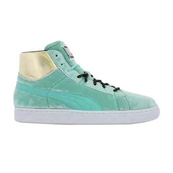 Кроссовки Dee & Ricky x Basket Mid Puma, зеленый