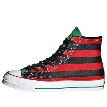 Кроссовки denim tears x chuck 70 high 'pan-african flag' Converse, черный