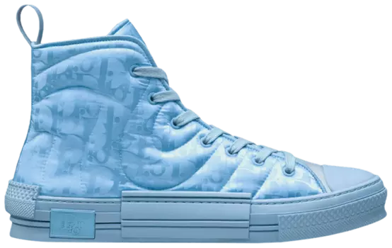 Кроссовки Dior ERL x Dior B23 High 'Blue Quilted Swirl Oblique', синий