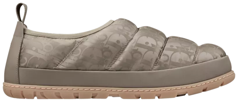 Кроссовки Dior Snow Slipper 'Quilted Dior Oblique - Beige', коричневый