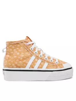 Кроссовки Disney Nizza Platform Mid GZ1657 Adidas, оранжевый