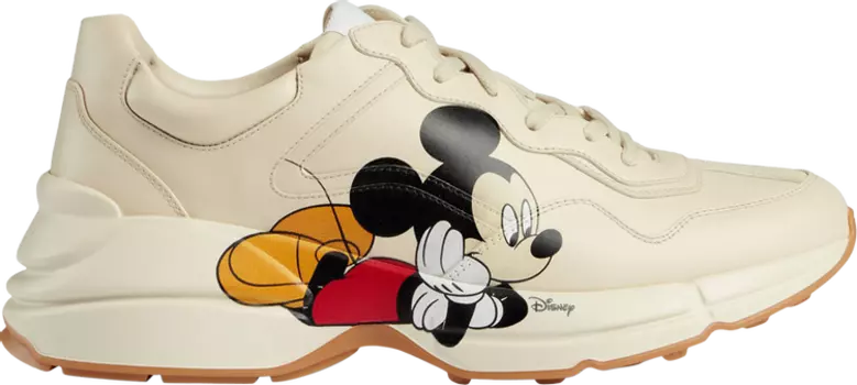 Кроссовки Disney x Gucci Rhyton Mickey Mouse, белый