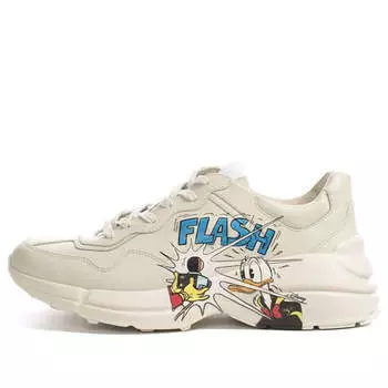 Кроссовки disney x rhyton Gucci, белый