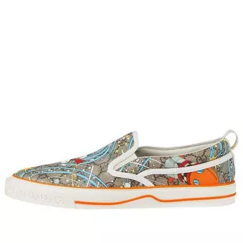 Кроссовки disney x tennis 1977 slip-on 'donald duck' Gucci, мультиколор