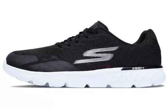Кроссовки для бега Go Run 400 женские с низким верхом, черные/белые Skechers
