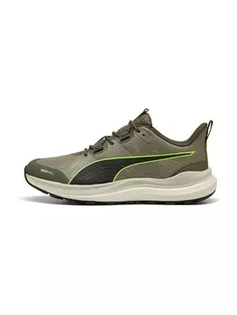 Кроссовки для бега PUMA Reflect Lite, цвет Khaki/Neon green