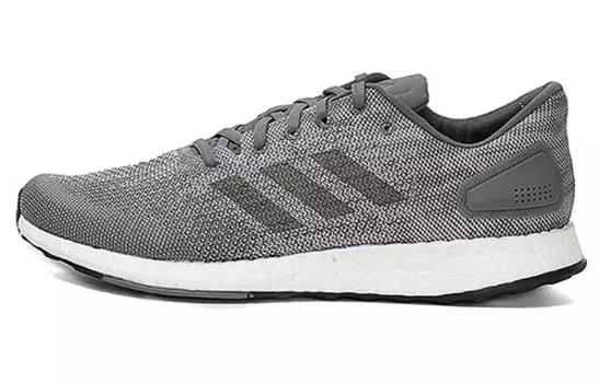 Кроссовки для бега Pure Boost мужские с низким верхом серые Adidas