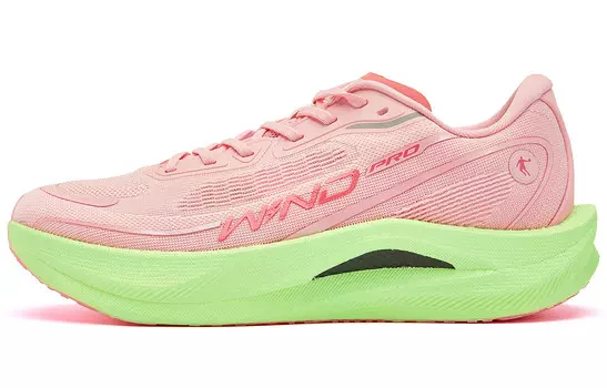 Кроссовки для бега Strong Winds 2.0 PRO женские с низким верхом Nectar Pink Gull Cyan Qiaodan
