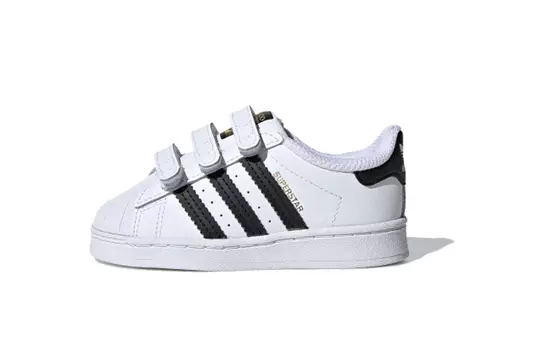 Кроссовки Adidas Superstar Strap Cloud White Core Black TD