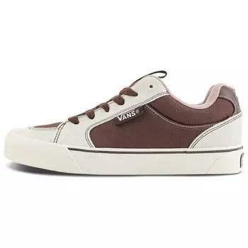 Кроссовки для скейтборда унисекс с низким верхом белый/коричневый Vans