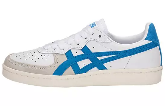Кроссовки для скейтбординга GSM женские низкие белые синие Onitsuka Tiger