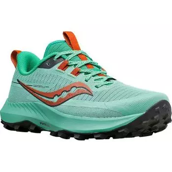 Кроссовки для трейлраннинга Peregrine 13 женские Saucony, цвет Sprig/Canopy