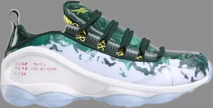Кроссовки dmx run 10 predator 'scout green' Reebok, зеленый