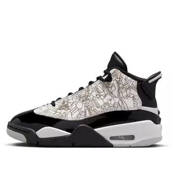 Кроссовки dub zero 'white black' Air Jordan, белый