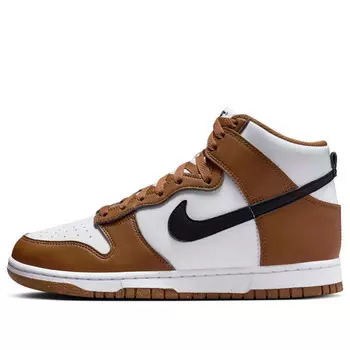 Кроссовки dunk high next nature 'light british tan' Nike, бежевый