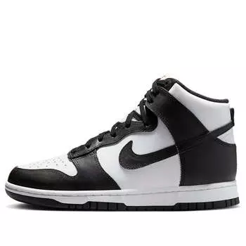 Кроссовки dunk high 'panda' Nike, черный
