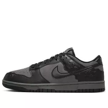 Кроссовки dunk low 'black roses' Nike, серый