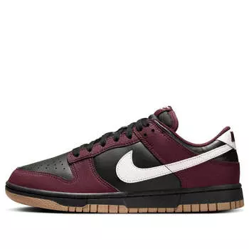Кроссовки dunk low next nature 'burgundy crush black' Nike, бургундия