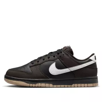 Кроссовки dunk low next nature 'velvet brown' Nike, черный