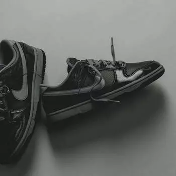 Кроссовки dunk low retro qs *berlin* Nike, черный
