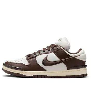 Кроссовки dunk low twist 'baroque brown' Nike, мультиколор