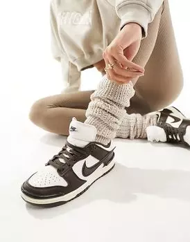 Кроссовки Dunk Low Twist коричневого цвета Nike