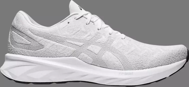 Кроссовки dynablast 'white glacier grey' Asics, белый