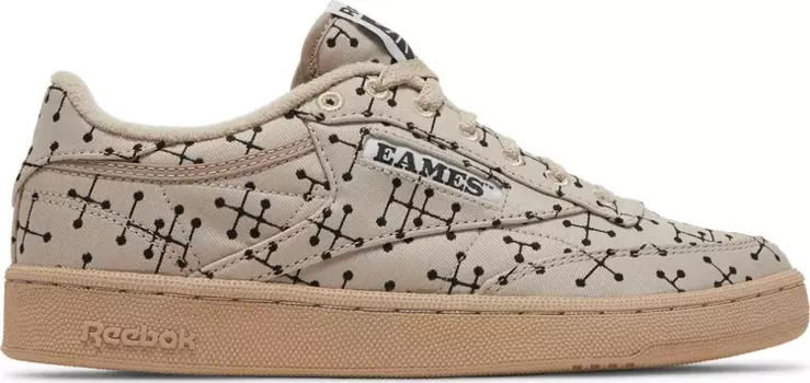 Кроссовки eames office x club c 85 'dot pattern' Reebok, коричневый