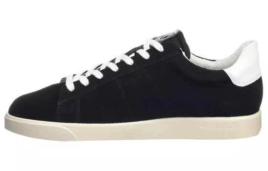 Кроссовки ecco Skateboarding Shoes Men Low-top Black, черный