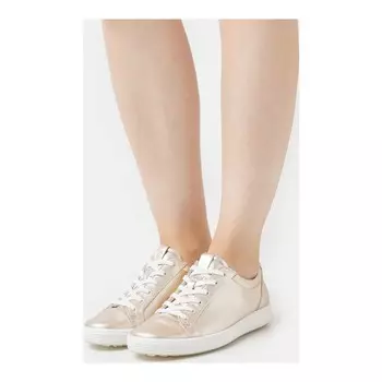 Кроссовки Ecco Soft, pure white/gold