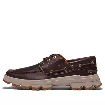 Кроссовки ek+ moc-toe 'black brown' Timberland, коричневый