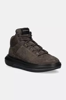 Кроссовки Emporio Armani, коричневый