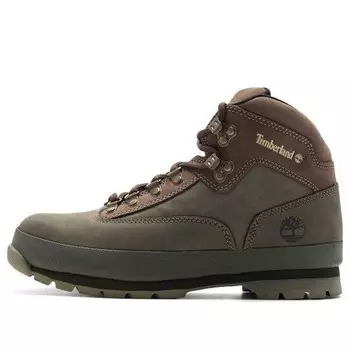 Кроссовки euro hiker mid boot 'dark green nubuck' Timberland, зеленый