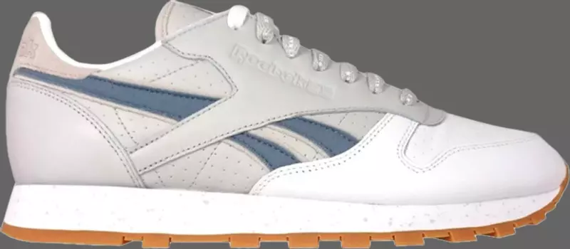 Кроссовки extra butter x classic leather 'grey oatmeal' Reebok, белый