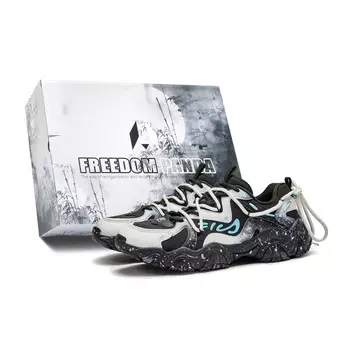 Кроссовки FILA FUSION Flash Chunky Sneakers Men Low-top Black/grey, черный/серый